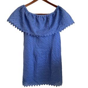 Kensie | Women's Off-The-Shoulder Eyelet Party Dress | Size S